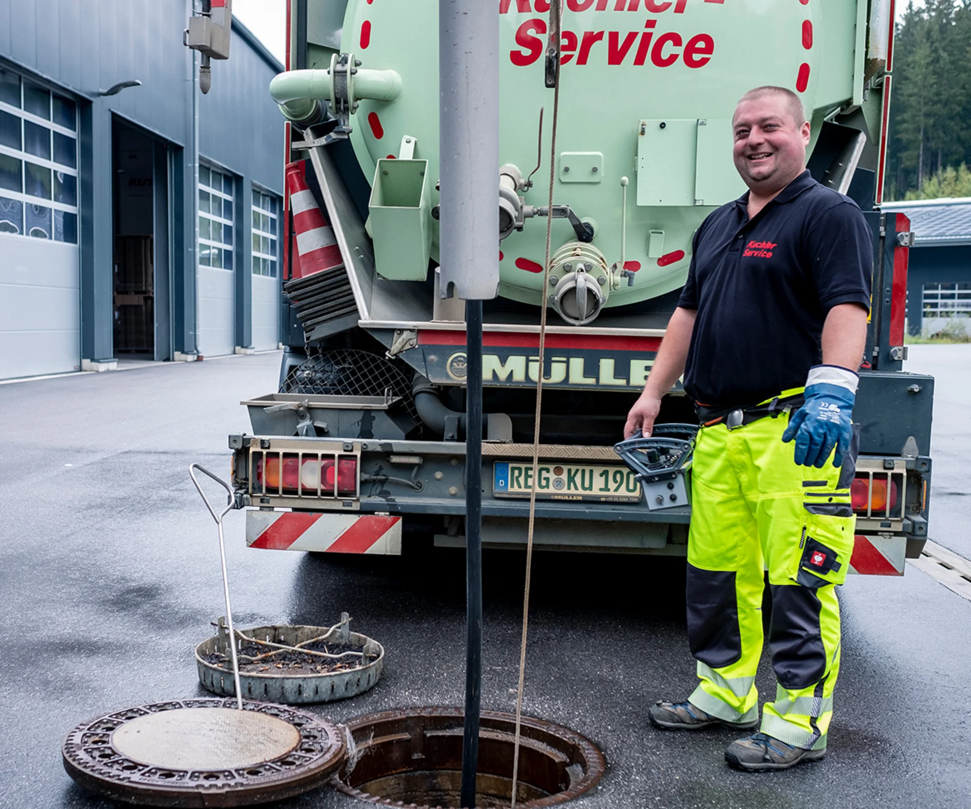 Kanalreinigung für freie Leitungen